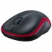 Мышь беспроводная Logitech M185 Red красная, оптическая, 1000dpi, 2.4GHz