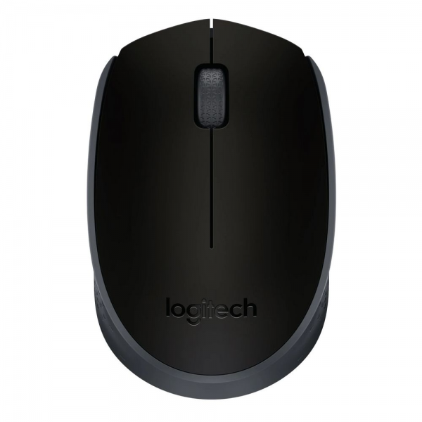 Мышь беспроводная Logitech M171 Black черная, оптическая, 1000dpi, 2.4 GHz, USB-ресивер