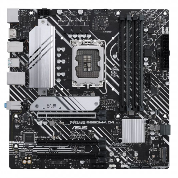 Материнская плата ASUS PRIME B660M-A D4-CSM LGA1700 mATX 4xDDR4 3xPCIEx16 2xM.2 DP 2хHDMI GLAN