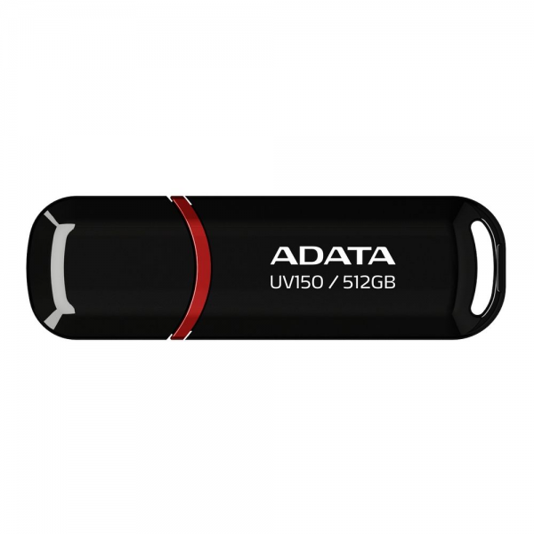 USB накопитель ADATA 512GB USB 3.2 Gen1 AUV150-512G-RBK black, Performance (Max.): Up to 100MB/s read