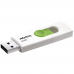 USB накопитель ADATA 32GB USB 3.2 Gen1 AUV320-32G-RWHGN White/Green