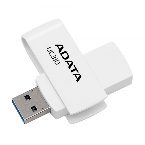 USB накопитель ADATA 64GB USB 3.2 Gen1 UC310-64G-RWH White