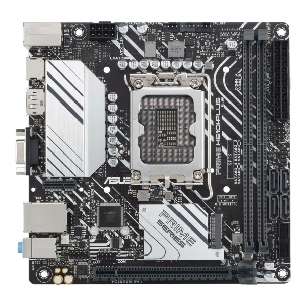 Материнская плата ASUS PRIME H610I-PLUS-CSM LGA1700 mini-ITX 2xDDR5 PCIEx16 M.2 DP HDMI VGA GLAN