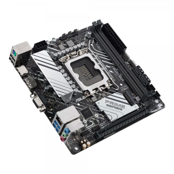 Материнская плата ASUS PRIME H610I-PLUS-CSM LGA1700 mini-ITX 2xDDR5 PCIEx16 M.2 DP HDMI VGA GLAN