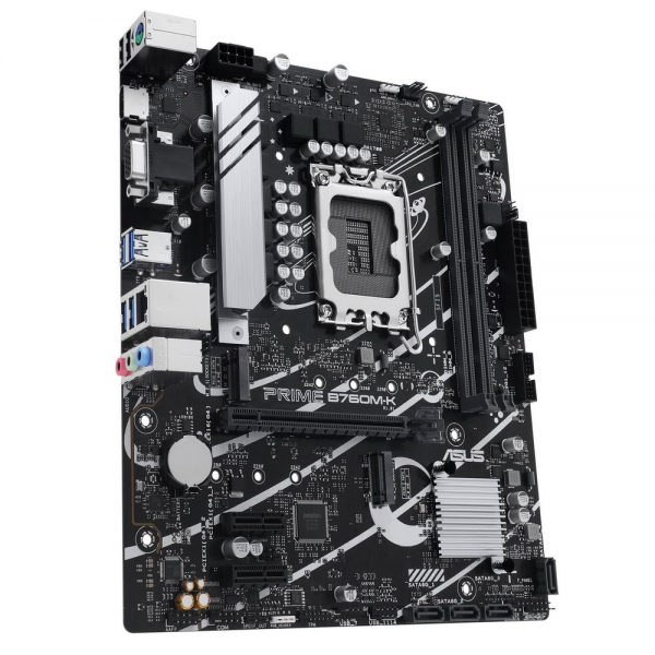 Материнская плата ASUS PRIME B760M-K LGA1700 mATX 2xDDR5 PCIEx16 2xPCIEx1 2xM.2 HDMI VGA 2.5GLAN