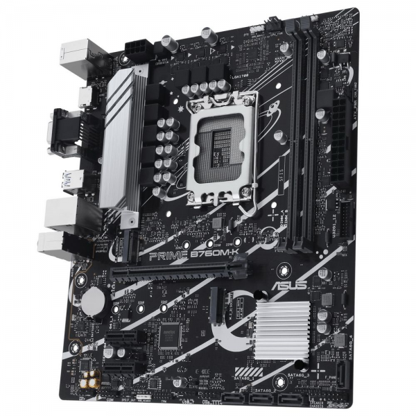 Материнская плата ASUS PRIME B760M-K LGA1700 mATX 2xDDR5 PCIEx16 2xPCIEx1 2xM.2 HDMI VGA 2.5GLAN
