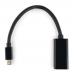 Переходник Cablexpert  miniDisplayPort - DisplayPort, Cablexpert A-mDPM-DPF-001  20M/20F, длина 16см, черный, пакет