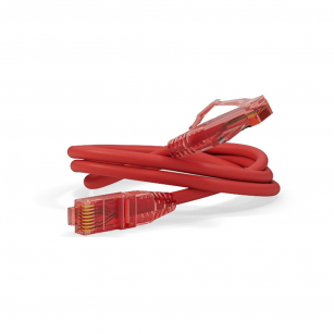 Кабельная сборка Hyperline  PC-LPM-UTP-RJ45-RJ45-C5e-5M-LSZH-RD Патч-корд U/UTP, Cat.5е (100% Fluke Component Tested), LSZH, 5м, красный