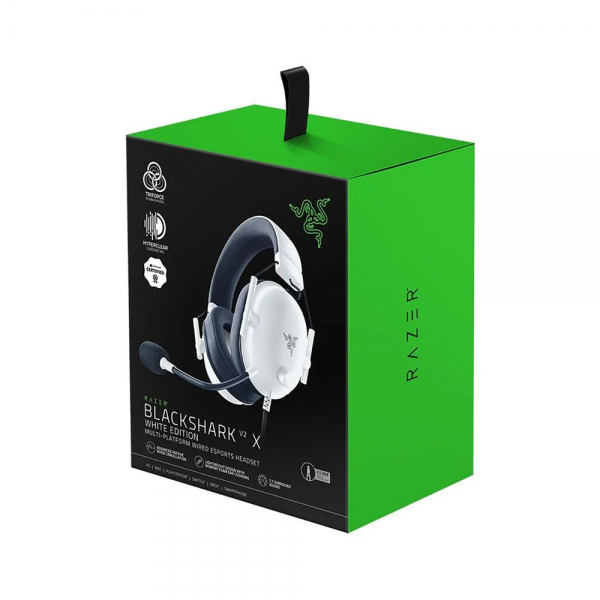 Проводные наушники Razer BlackShark V2 X, белый (RZ04-03240700-R3M1)