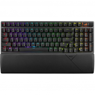 Клавиатура ASUS X901 STRIX SCOPE II 96 WL ROG NX Snow PBT 96% USB 2.4GHz BT