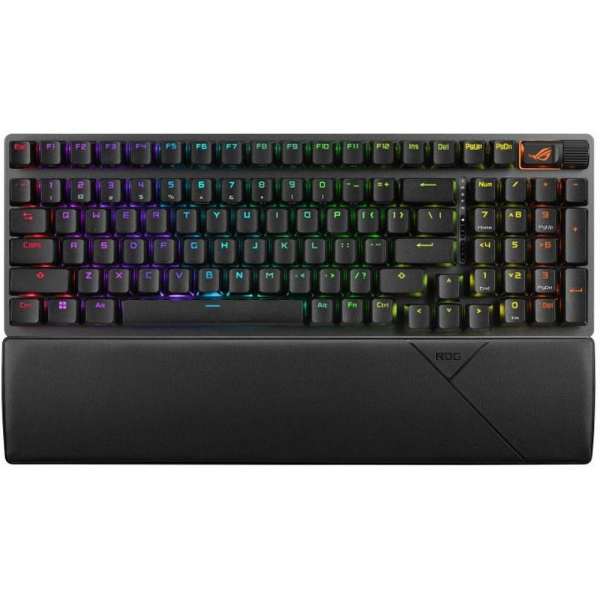 Клавиатура ASUS X901 STRIX SCOPE II 96 WL ROG NX Snow PBT 96% USB 2.4GHz BT