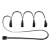 Кабель Arctic Cooling ARCTIC 4-Pin Fan Splitter Cable  (Разветвитель для корпусных вентиляторов) to 4-x PWM Fan (701655) OEM