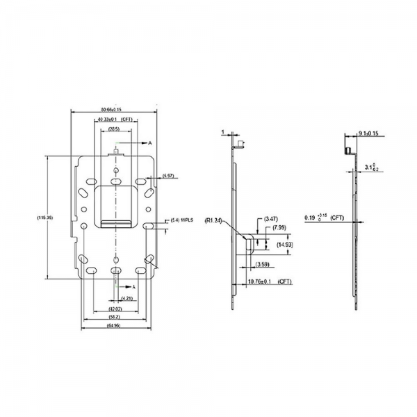 Крепление CISCO Mounting bracket for Catalyst 9105AX, OEM, AIR-AP-BRACKET-W4
