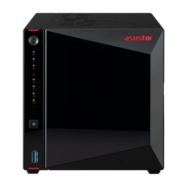 Платформа СХД ASUSTOR AS5404T 4 Bay (Max.16) 4xM.2 2x2.5GLAN 4GB (Max.16GB) DDR4 3xUSB HDMI