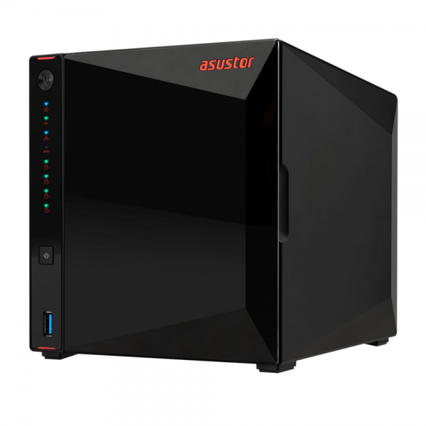 Платформа СХД ASUSTOR AS5404T 4 Bay (Max.16) 4xM.2 2x2.5GLAN 4GB (Max.16GB) DDR4 3xUSB HDMI