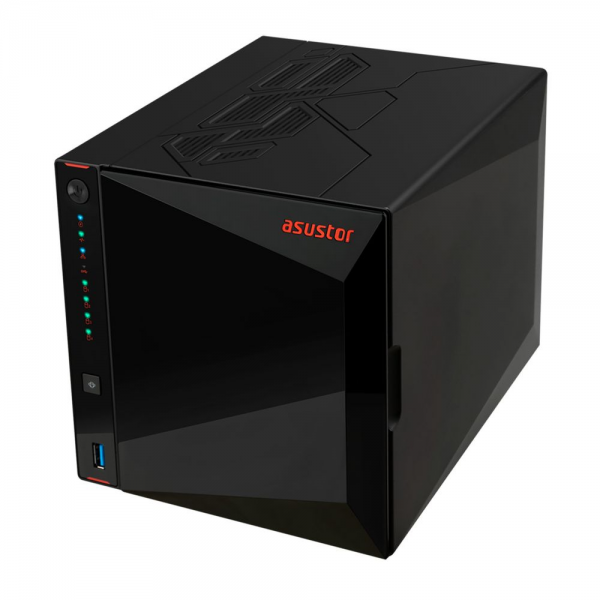 Платформа СХД ASUSTOR AS5404T 4 Bay (Max.16) 4xM.2 2x2.5GLAN 4GB (Max.16GB) DDR4 3xUSB HDMI