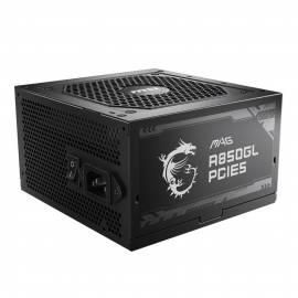 Блок питания MSI MAG A850GL PCIE5 , 850W, 80+ Gold, полностью модульный, ATX 3.1, PCIE5.1