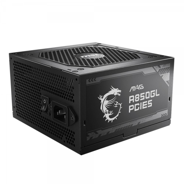 Блок питания MSI MAG A850GL PCIE5 , 850W, 80+ Gold, полностью модульный, ATX 3.1, PCIE5.1