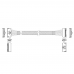 Кабель JPC P7321GB00800-3    Cable MCIO x8 74P (STRAIGHT TYPE)  -TO-  MCIO x8 74P (STRAIGHT TYPE) , 85 Ohm, L:80cm