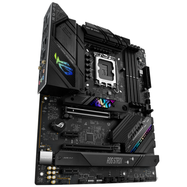Материнская плата ASUS ROG STRIX B760-F GAMING WIFI LGA1700 ATX 4xDDR5 2xPCIEx16 2xPCIEx1 3xM.2 USB-C DP HDMI 2.5GLAN Wi-Fi 6E