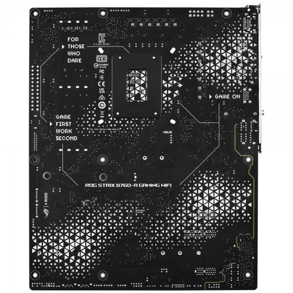 Материнская плата ASUS ROG STRIX B760-A GAMING WIFI LGA1700 ATX 4xDDR5 2xPCIEx16 2xPCIEx1 3xM.2 2xUSB-C DP HDMI 2.5GLAN Wi-Fi 6Е