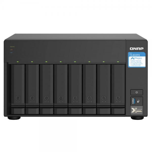 Сетевой накопитель QNAP TS-832PX-4G