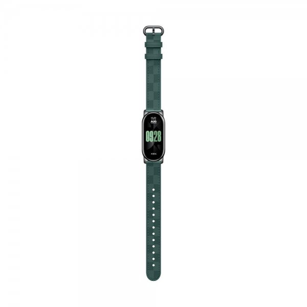 Ремешок для смарт-часов Xiaomi Smart Band 8 Checkered Strap Green