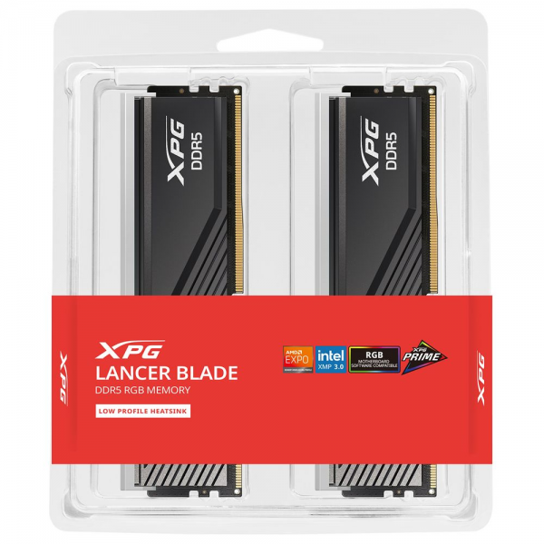 Модуль памяти ADATA XPG Lancer Blade 32GB DDR5 6000 DIMM RGB kit 2*16, 1.35V, CL30-40-40