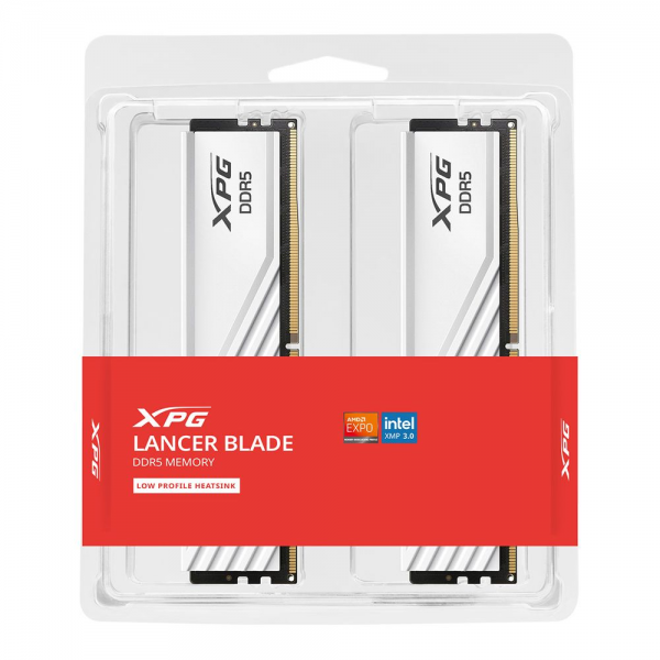 Модуль памяти ADATA XPG Lancer Blade 32GB DDR5 6000 DIMM White kit 16*2, 1.35V, CL30-40-40
