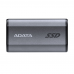 Твердотельный накопитель SSD ADATA Elite SE880  AELI-SE880-2TCGY 2TB Titanium Grey External USB 3.2 Gen2x2 Type C, 2000/2000 RTL