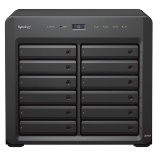 Платформа СХД Synology DS2422+ 12 Bay (Max.24, DX1222) 4xGLAN 4GB (Max.32GB) DDR4 2xUSB
