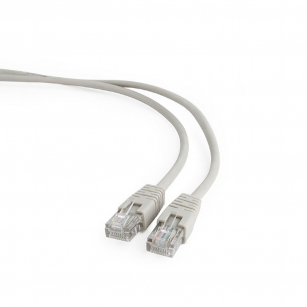 Патч-корд UTP Cablexpert PP12-1.5M кат.5e, 1.5м, литой, многожильный (серый)
