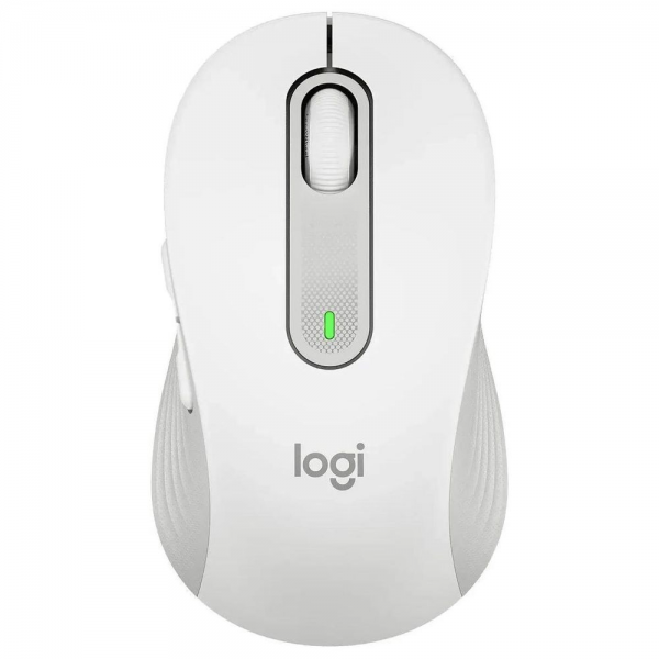 Мышь Logitech Мышь беспроводная Logitech M650 Signature Off White белая, 400-4000 dpi, Bluetooth + 2.4G, 5 кнопок, АА-батарейка, полноразмерная, правый хват