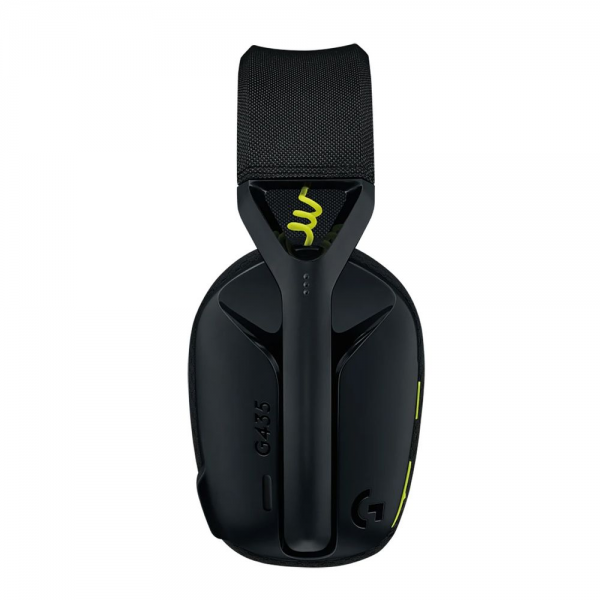 Гарнитура игровая Logitech G435 Black черная, беспроводная, накладной тип, дифузоры 40мм, 20 Гц - 20 кГц, USB Lightspeed + Bluetooth, кабель для зарядки USB-C - USB-A