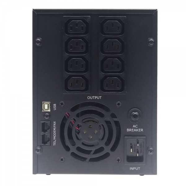 Источник бесперебойного питания  ИБП Raskat HIL-3000VA (3000VA, 1800Вт, 8xIEC320, LCD, USB type-B, 2xRJ-45)