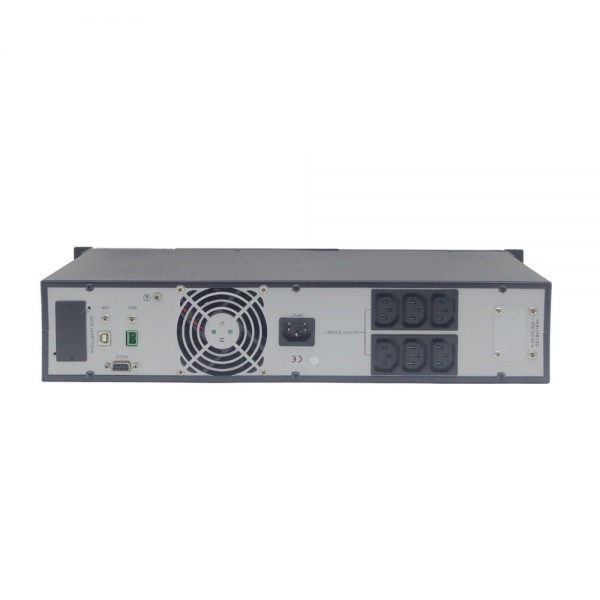 Источник бесперебойного питания  ИБП Crusader Stabline RTIO-1000VA (1000Ва, 900Вт, 8xIEC320, LCD, USB type-B , 2xRJ45, чистая синусоида)