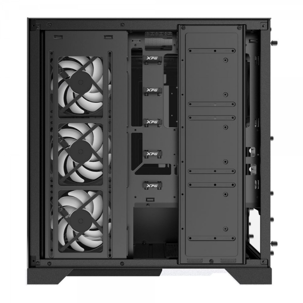 Корпус XPG INVADER X BLACK (INVADERXMTWOF-BKCWW) Mid-Tower, Micro-ATX, Mini-ITX, Standard-ATX, USB 3.2 Gen2 Type-A, USB 3.2 Gen2 Type-C