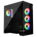 Корпус XPG INVADER X BLACK (INVADERXMT-BKCWW) Mid-Tower Gaming ATX PC Case with Panoramic View, Tempered Glass Panels, and RGB Lighting Black