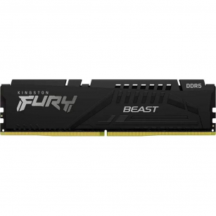 Модуль памяти Kingston 8GB DDR5 5600 DIMM FURY Beast Black EXPO Non-ECC, 1RX16 36-38-38 1.25V 288-pin 16Gbit