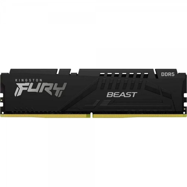 Модуль памяти Kingston 8GB DDR5 5600 DIMM FURY Beast Black EXPO Non-ECC, 1RX16 36-38-38 1.25V 288-pin 16Gbit