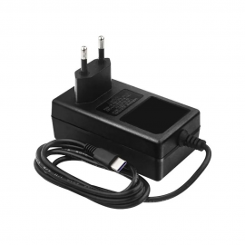 Блок питания Gembird NPA-DC4  для Raspberry Pi 4B, Черный, 5.1V, 3A, 15.3Вт, Кабель 1.5 m, USB Type-C output jack