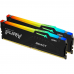 Модуль памяти Kingston 32GB DDR5 5600 DIMM FURY Beast Black RGB EXPO Non-ECC Unbuffered DIMM (Kit 2*16gb) 1RX8 36-38-38 1.25V 288-pin 16Gbit