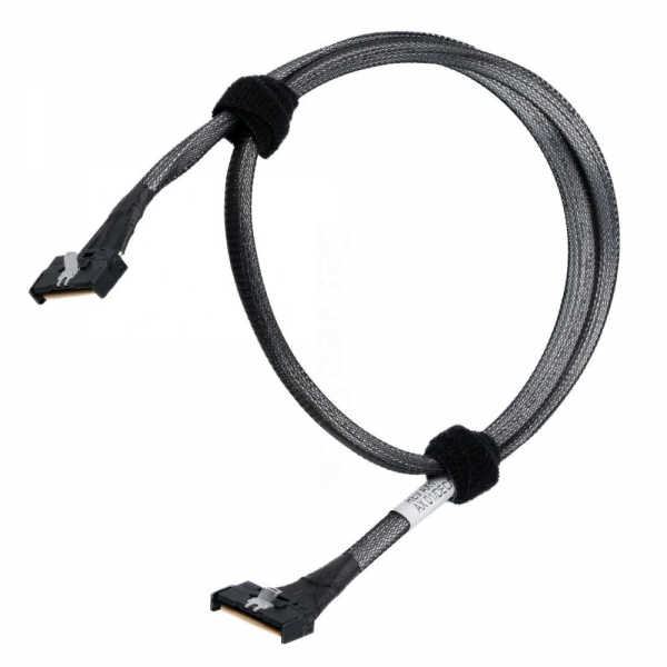 Кабель JPC P7321GB00600-5 Cable MCIO x8 74P (STRAIGHT TYPE)  -TO-  MCIO x8 74P (STRAIGHT TYPE) , 85 Ohm, L:60cm