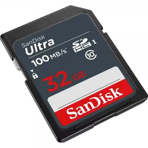Карта памяти SanDisk Ultra 32GB SDHC Memory Card 100MB/s