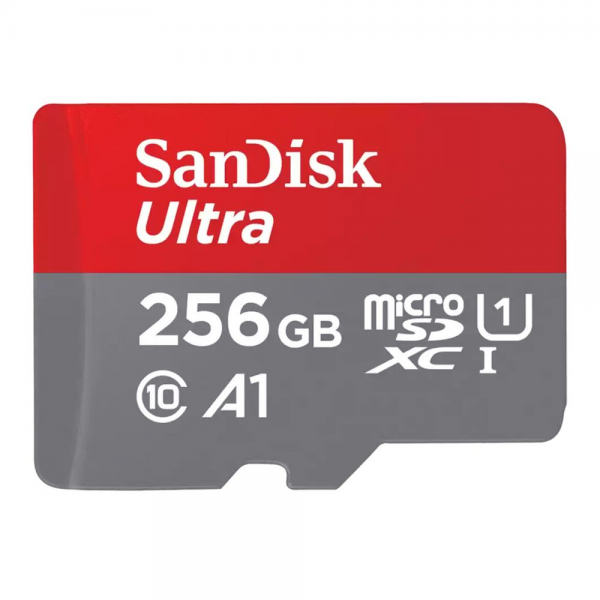 Карта памяти SanDisk  Ultra UHS I 256GB MicroSD Card 150MB/s R, for Smartphones