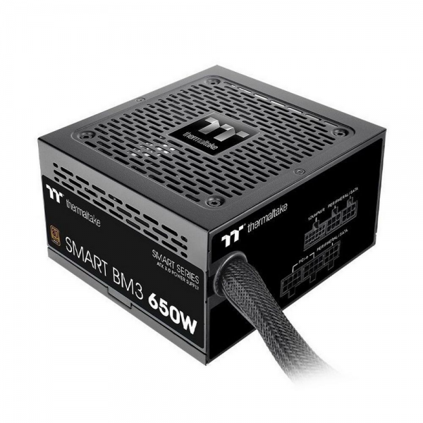 Блок питания Thermaltake Smart BM3 650 /Semi Modular/Non Light/Full Range/Analog/80 Plus Bronze/EU/JP Main CAP/All Flat Cables/Gen 5