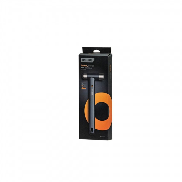 Молоток Deli Home Series Black HT7008 вес бойка 250 гр, эксклюзивный дизайн, рукоятка из высококачественного софттач пластика