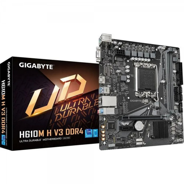 Материнская плата Gigabyte H610M H V3 DDR4, RTL