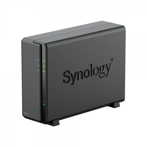Платформа СХД Synology DS124 1 Bay GLAN 1GB DDR4 2xUSB