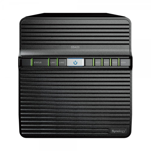 Платформа СХД Synology DS423 4 Bay 2xM.2 2xGLAN 2GB (Max.6GB) DDR4 2xUSB